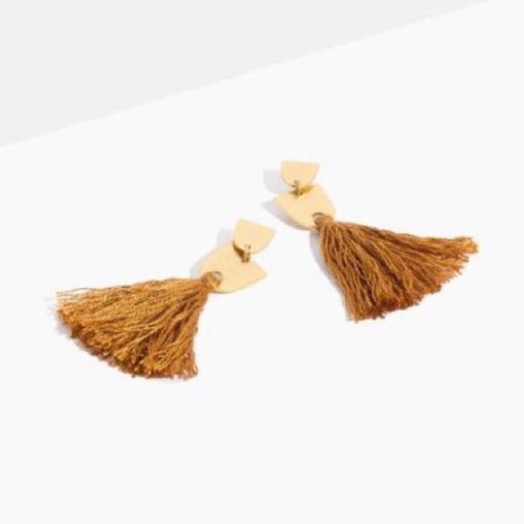 Madewell Jewelry - Madewell Tassel Statement Earrings
